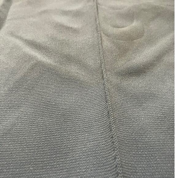 Vintage Light Blue Polyester Straight Leg Pants 29W Retro Minimalist Style - Picture 3 of 7